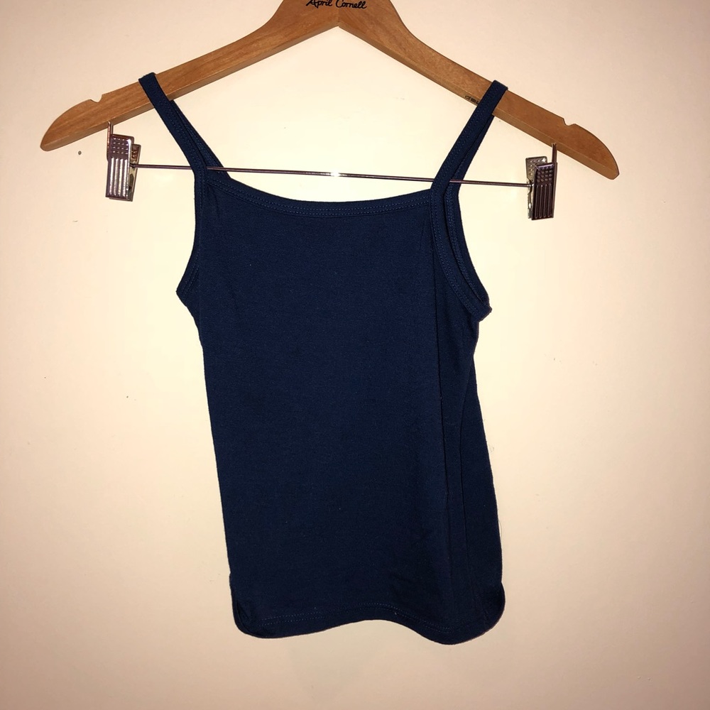 Navy blue tank top